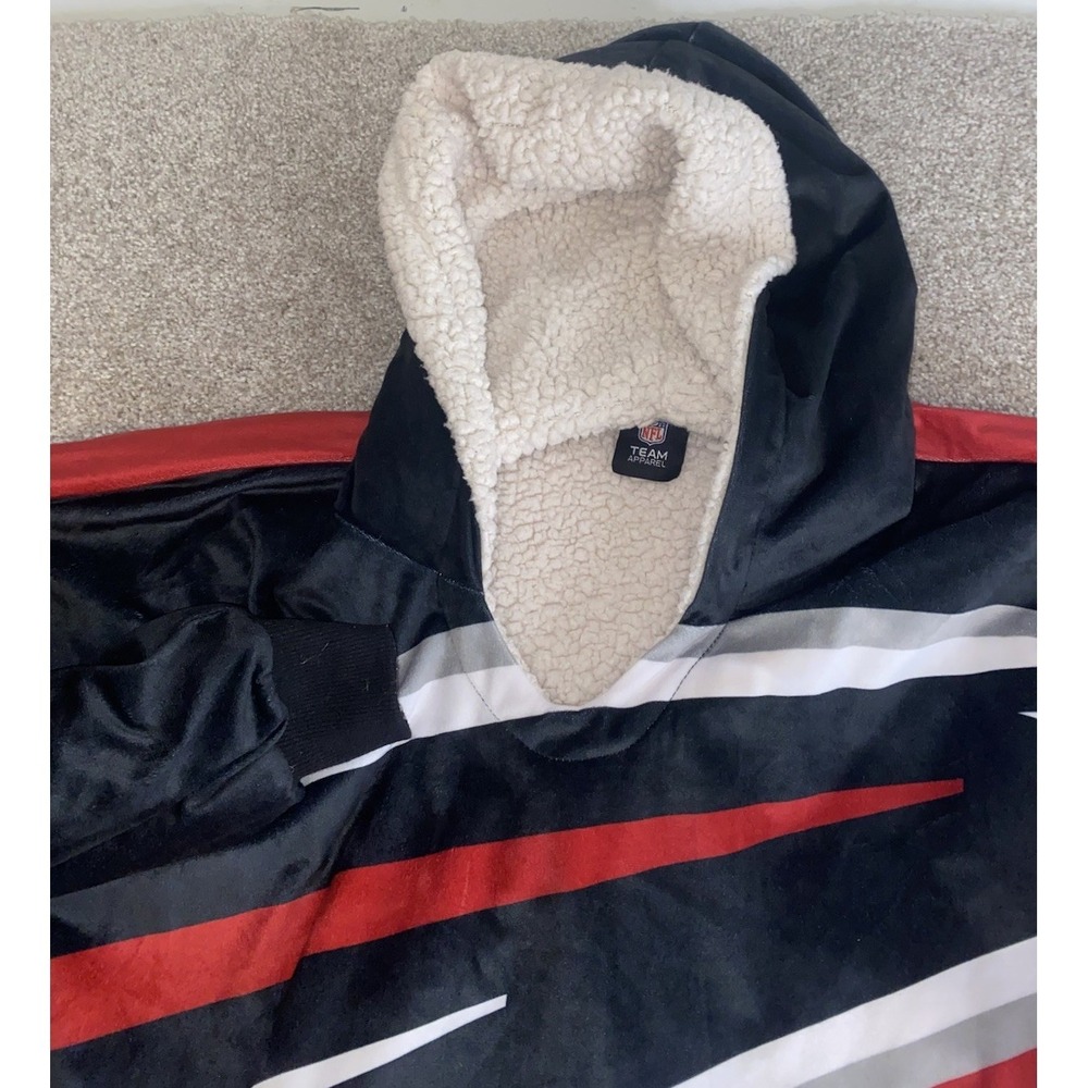 Atlanta Falcons Red Sherpa Bloncho Hoodie Camp Mens 4XB NFL‎ Warm Comfy Outdoor